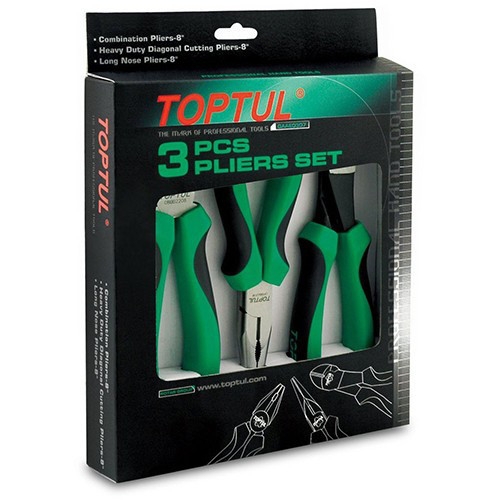 Набор шарнирно-губцевого инструмента TOPTUL 3 ед. GAAE0307 - 1