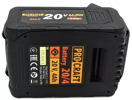Аккумулятор PROCRAFT Battery 20/4 UNIVERSAL (030204) - 3