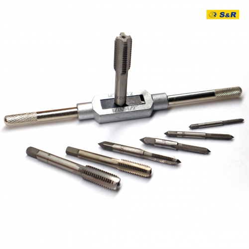 Набор метчиков S&R Tempo 8 шт с держателем М3-М12 - 7