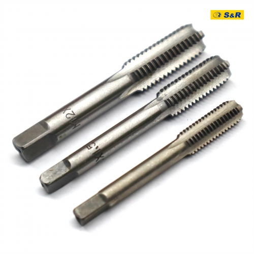 Набор метчиков S&R Tempo 8 шт с держателем М3-М12 - 4