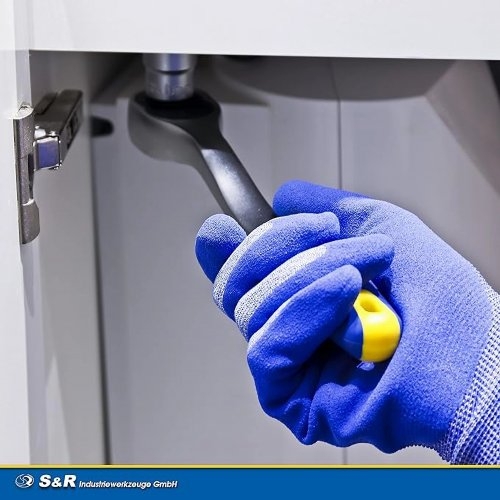 Ключ-трещотка S&R 1/2 260 мм с реверсом - 7