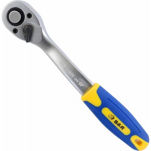 Ключ-трещотка S&R 1/2 260 мм с реверсом - 1