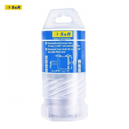 Коронка алмазная S&R D35 мм - 4