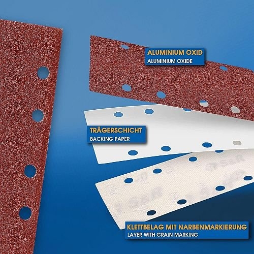 Набір шліфувального паперу для шліфувальних машин S&R 93х185 мм - 6