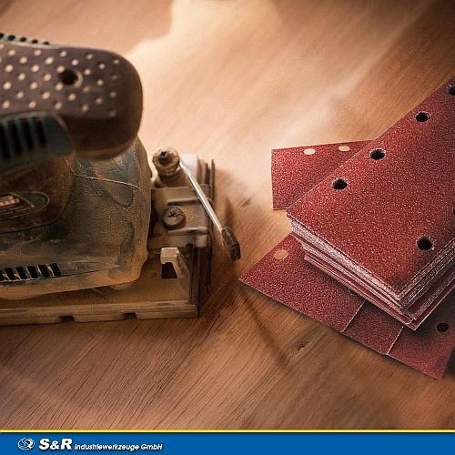Набір шліфувального паперу для шліфувальних машин S&R 93х185 мм - 4