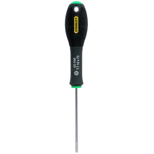 Викрутка FatMax з довжиною жала 75 мм під шліц Torx TT10 STANLEY 0-65-340 Викрутка FatMax з довжиною жала 75 мм під шліц Torx TT10 STANLEY 0-65-340