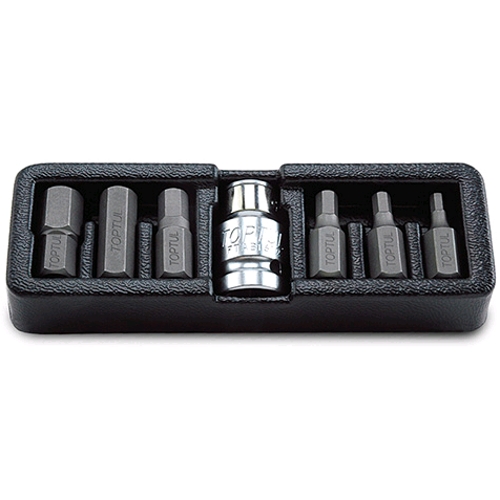 Набор бит HEX TOPTUL 10 мм 4-12 мм 7 ед. GAAT0707 Набор бит HEX TOPTUL 10 мм 4-12 мм 7 ед. GAAT0707