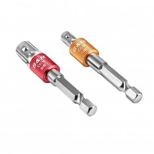 Набор из 2 универсальных головок S&R и 2 шестигранных адаптеров 1/4” и 3/8” - 2