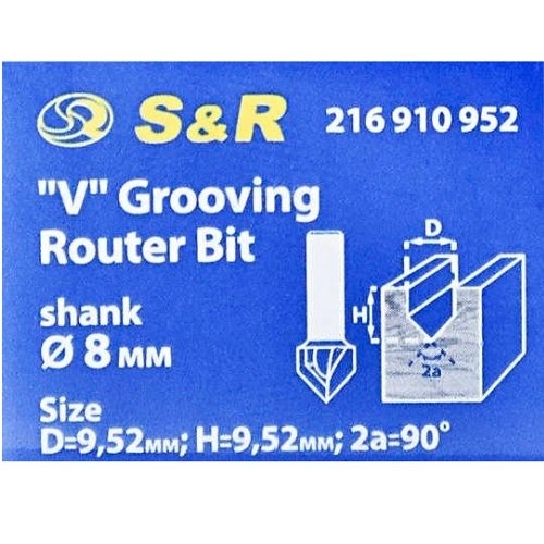 Фреза V-подібна 90° S&R - 2