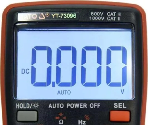 Мультиметр Yato True RMS LCD 6000 (YT-73096) - 3