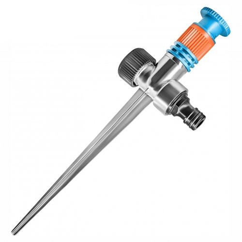 Дождеватель круговой GRUNTEK 296211102 5°-360° на металлическом коле - 1