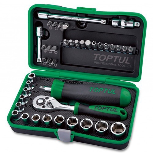 Профессиональный набор инструмента TOPTUL 1/4" 41 ед. GADW4101 Профессиональный набор инструмента TOPTUL 1/4" 41 ед. GADW4101