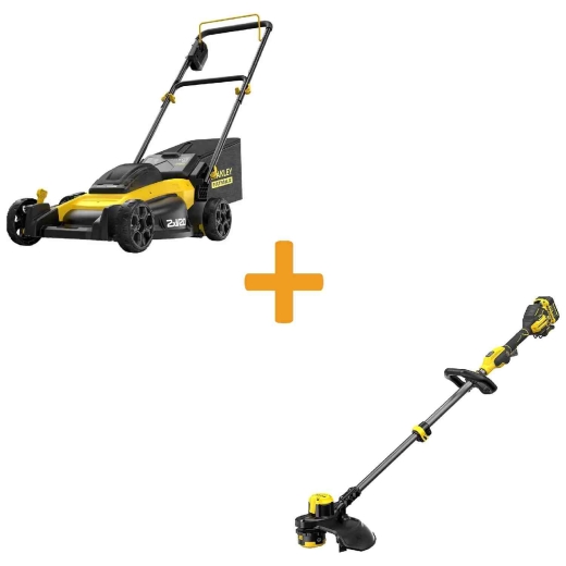 Газонокосарка акумуляторна безщіткова STANLEY FATMAX SFMCMW2651M+SFMCSTB933M - 1