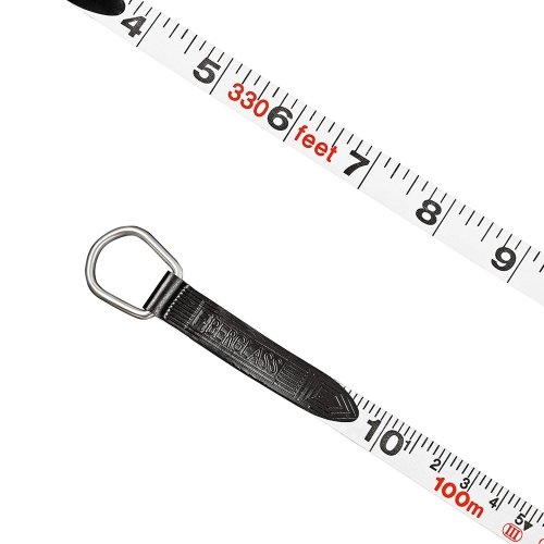 Рулетка S&R FIBERGLASS TAPE 100 м x 13 мм - 4