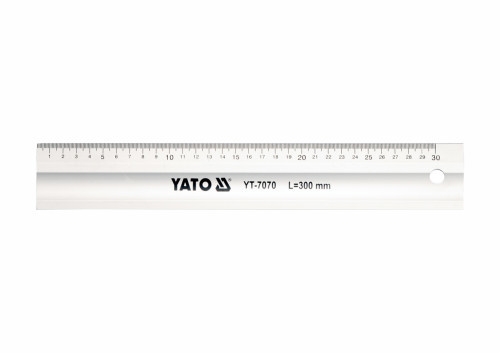 Лінійка алюмінієва YATO YT-7070 L= 300 мм Лінійка алюмінієва YATO YT-7070 L= 300 мм