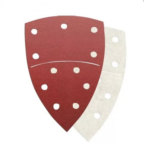 Набір шліфпаперу S&R 105х152 мм 60 шт для дельташліфмашин - 5