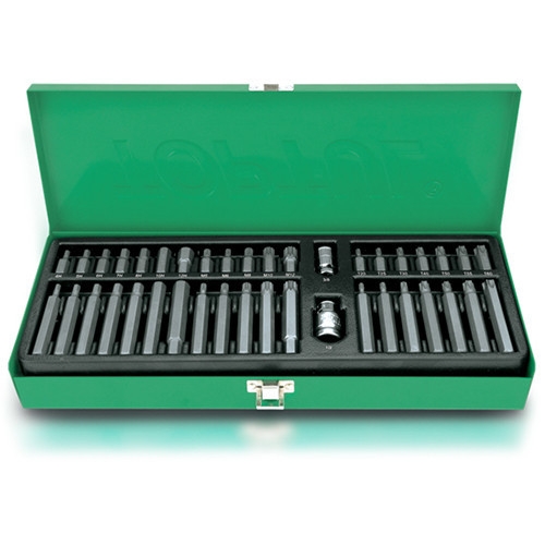 Набор бит TOPTUL 10 мм HEX, TORX, SPLINE 40 ед. GAAD4002 Набор бит TOPTUL 10 мм HEX, TORX, SPLINE 40 ед. GAAD4002