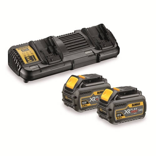 Зарядний пристрій + 2 акумулятори XR FLEXVOLT DeWALT DCB132T2 Зарядний пристрій + 2 акумулятори XR FLEXVOLT DeWALT DCB132T2