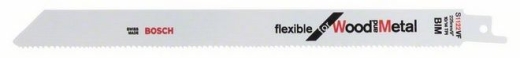 Шабельне полотно по дереву з металом  Bosch Flexible for Wood and Metal S 1122 VF, 5 шт - 1