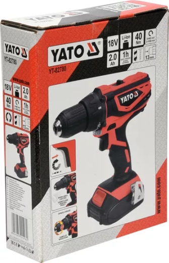 Дриль-шурупокрут акумуляторний Yato YT-82780 - 3