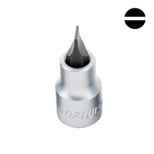 Головка-біта TOPTUL шліцева 1,2x8mm 48mm 3/8" BCCA1208 Головка-біта TOPTUL шліцева 1,2x8mm 48mm 3/8" BCCA1208