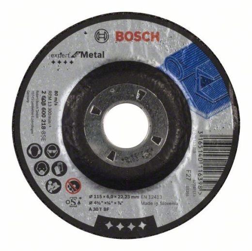 Зачисне коло Bosch Expert for Metal 115x6 мм Зачисне коло Bosch Expert for Metal 115x6 мм