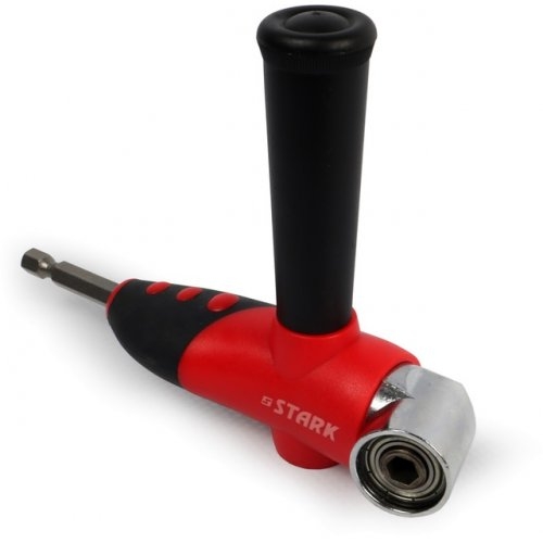 Насадка-удлинитель угловая Stark для шуруповерта 1/4" с набором бит - 2