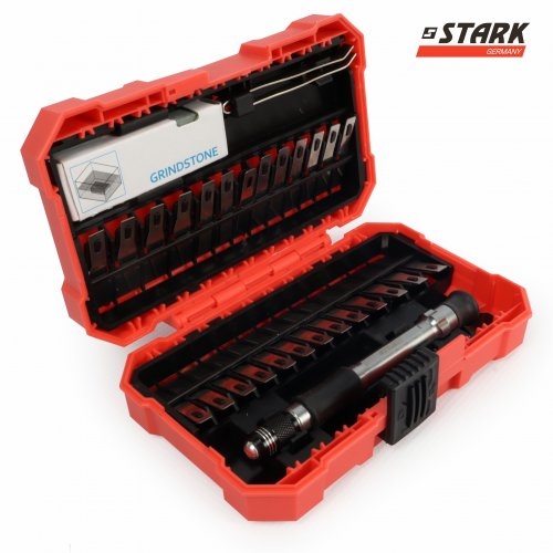 Набір ножів і лез для точних робіт STARK із тримачем 29 предметів - 5