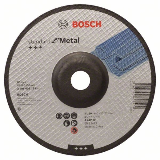 Зачисне коло Bosch Standard for Metal 180x6 мм - 1