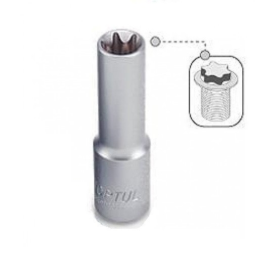 Головка-зірочка довга TOPTUL 1/2" E14 BAEH1614 Головка-зірочка довга TOPTUL 1/2" E14 BAEH1614