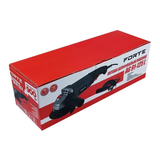 Кутова шліфувальна машина Forte AG 91-125 L - 6