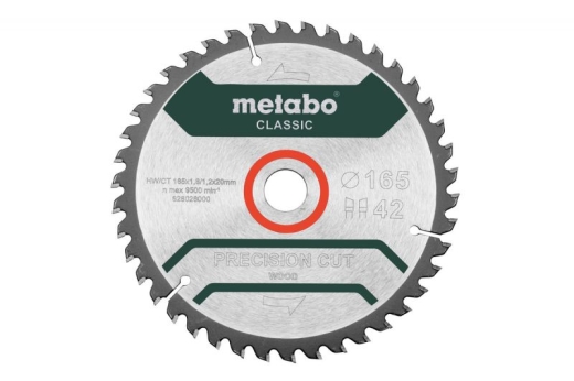 Пильный диск Metabo Precision cut Classic HW/CT 165х1.8/1.2x20, Z42 WZ 5° /B 628027000 Пильный диск Metabo Precision cut Classic HW/CT 165х1.8/1.2x20, Z42 WZ 5° /B 628027000