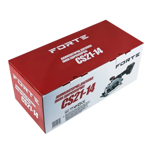 Дисковая пила Forte CS21-14 (без АКБ) - 7