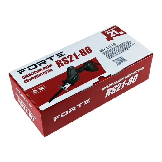 Шабельна пила акумуляторна Forte RS21-80 (без АКБ) - 7