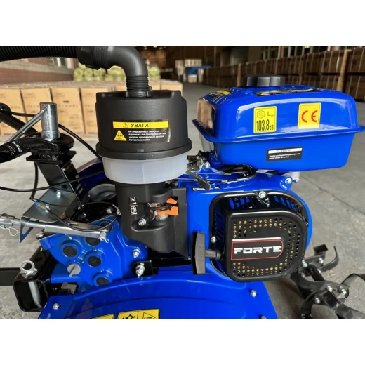 Культиватор Forte 80-3 колеса 8" синий  - 4