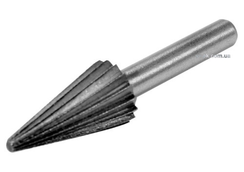 Фреза конусная по металлу YATO YT-61718 Ø13 x 25/55 мм, HSS 4241, хвостовик Ø6 мм Фреза конусная по металлу YATO YT-61718 Ø13 x 25/55 мм, HSS 4241, хвостовик Ø6 мм