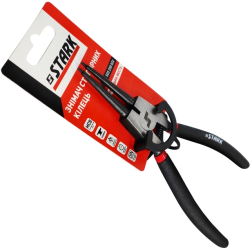 Съемник стопорных колец Stark 180 мм (прямые/разжимания) - 2