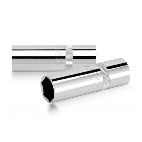 Свечная насадка TOPTUL 16 мм 1/2" (тонкая) BAAU1616 Свечная насадка TOPTUL 16 мм 1/2" (тонкая) BAAU1616