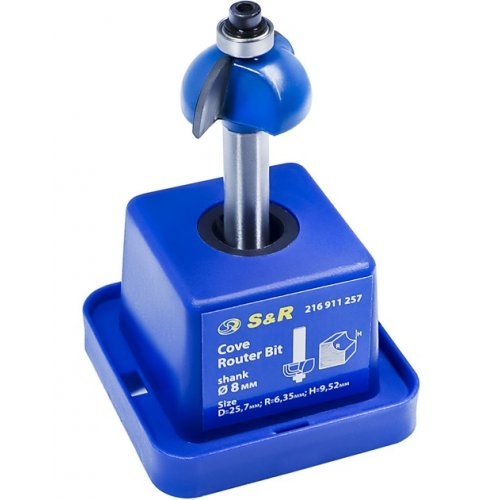 Фреза для древесины галтельная S&R 25,7х6,35х9,52 мм - 1