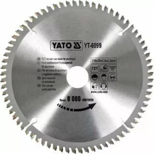 Диск пильный YATO по алюминию 350х30х3.2x2.5 мм, 100 зубцов (YT-6099) Диск пильный YATO по алюминию 350х30х3.2x2.5 мм, 100 зубцов (YT-6099)