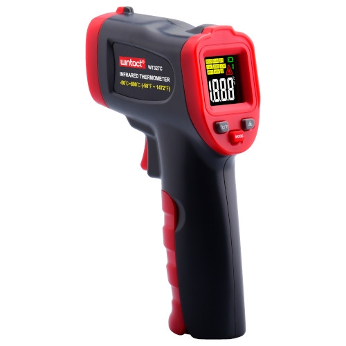 Безконтактний інфрачервоний термометр (пірометр) WINTACT WT327C 50-800 °C - 1