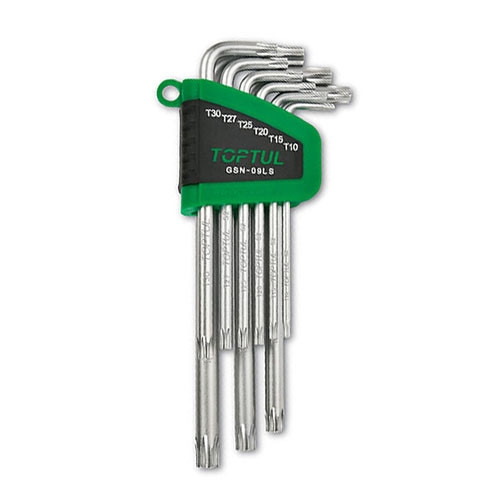 Набор Г-обр. ключей TOPTUL TORX T10-T50 9 ед. длинных GSN-09LS Набор Г-обр. ключей TOPTUL TORX T10-T50 9 ед. длинных GSN-09LS