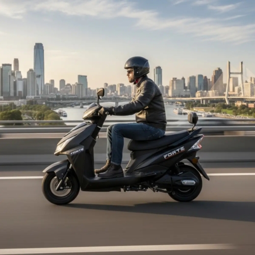 Електроскутер FORTE HAWK LITE чорний - 9