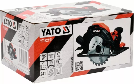 Пила дискова Yato YT-82151 - 2