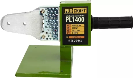 Паяльник для пластикових труб PROCRAFT PL1400 (014003) - 2