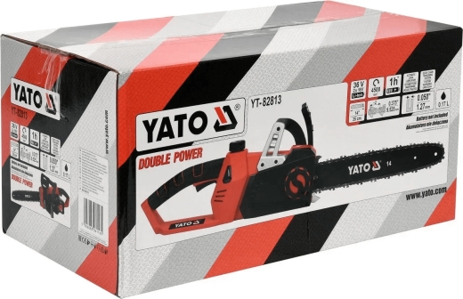 Аккумуляторная цепная пила Yato YT-82813 (без АКБ и ЗУ) - 2