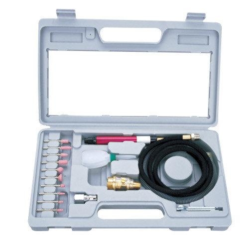 Пневмогравер мини AIRKRAFT AT-010K с комплектом шлифовальных камней - 1