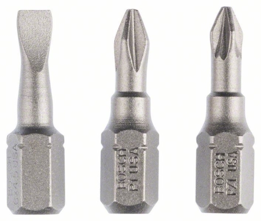 Набор бит Bosch Extra-Hart, 3 шт Набор бит Bosch Extra-Hart, 3 шт