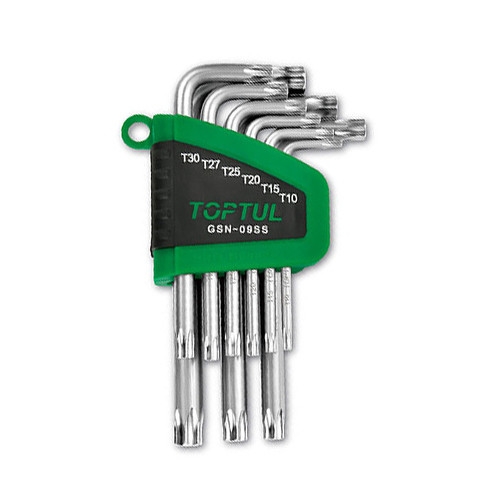 Г-подібні ключі TOPTUL TORX T10-T50 9 од. (GAAL0913) GSN-09SS Г-подібні ключі TOPTUL TORX T10-T50 9 од. (GAAL0913) GSN-09SS