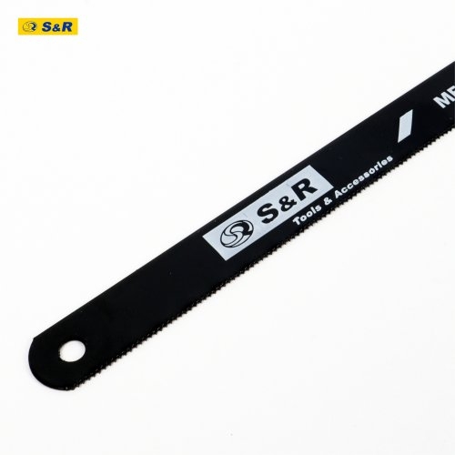 Полотно пилочное для ножовки S&R Meister 300 мм 24 TPI по металлу 5 шт - 8